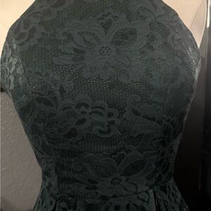 Elegant Dressystar Lace Dress - dark green.